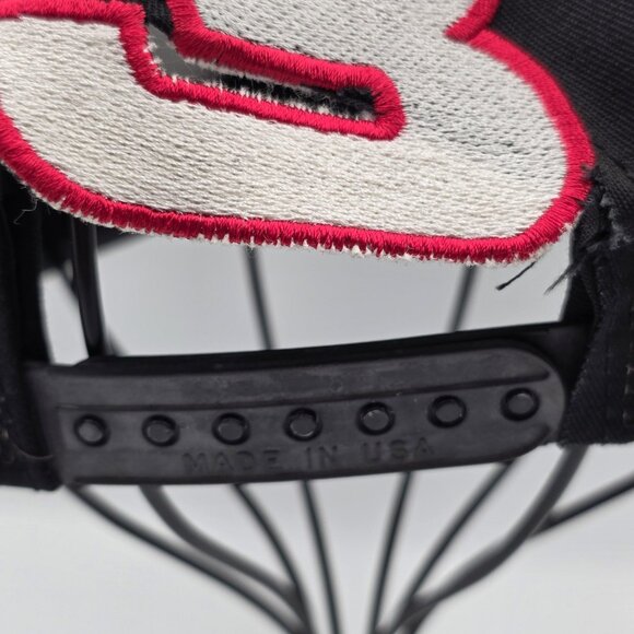 Vintage Dale Earnhardt Hat Cap Snap Back Mens One Size Black NASCAR Racing 90s - Picture 5 of 8